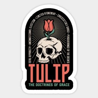 TULIP - The doctrines of grace Sticker